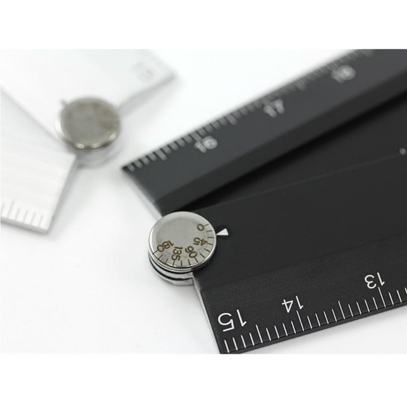 Midori Multi Aluminium Ruler 30cm Black - Picture 4 of 13